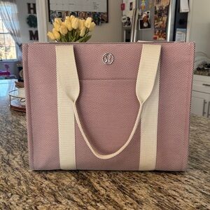 Lululemon Two-Tone Canvas Tote Bag 10L